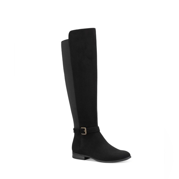Kimmball Womens Solid Stretch Over-The-Knee Boots - Picture 1 of 6